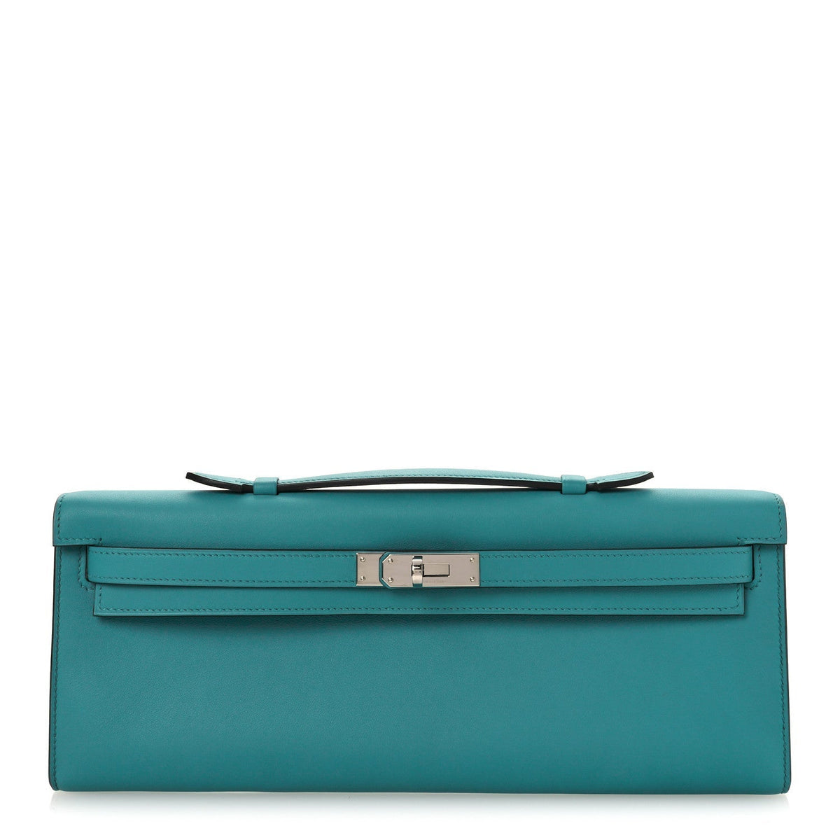 Swift Kelly Cut Clutch Pochette  Vert Verone