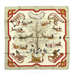 Silk Traineaux Et Glissades Scarf 90