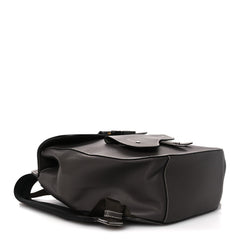 Grained Calfskin Maxi Gallop Sling Bag Grey