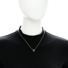 18K White Gold Diamond Ceramic Ultra Necklace Black