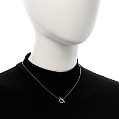 18K Rose Gold Green Sapphire Finesse Pendant Necklace
