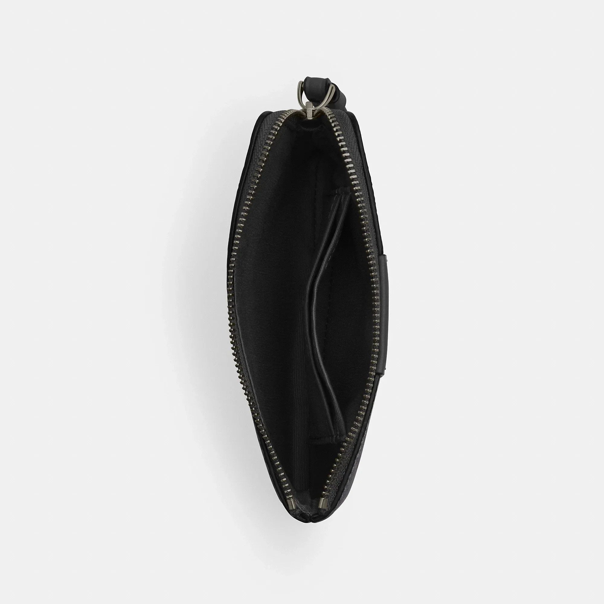 Coach Outlet Corner Zip Wristlet In Signature Canvas With Stripe