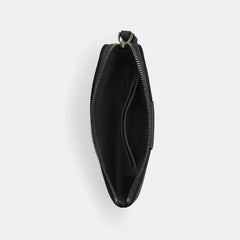 Coach Outlet Corner Zip Wristlet In Signature Canvas With Stripe