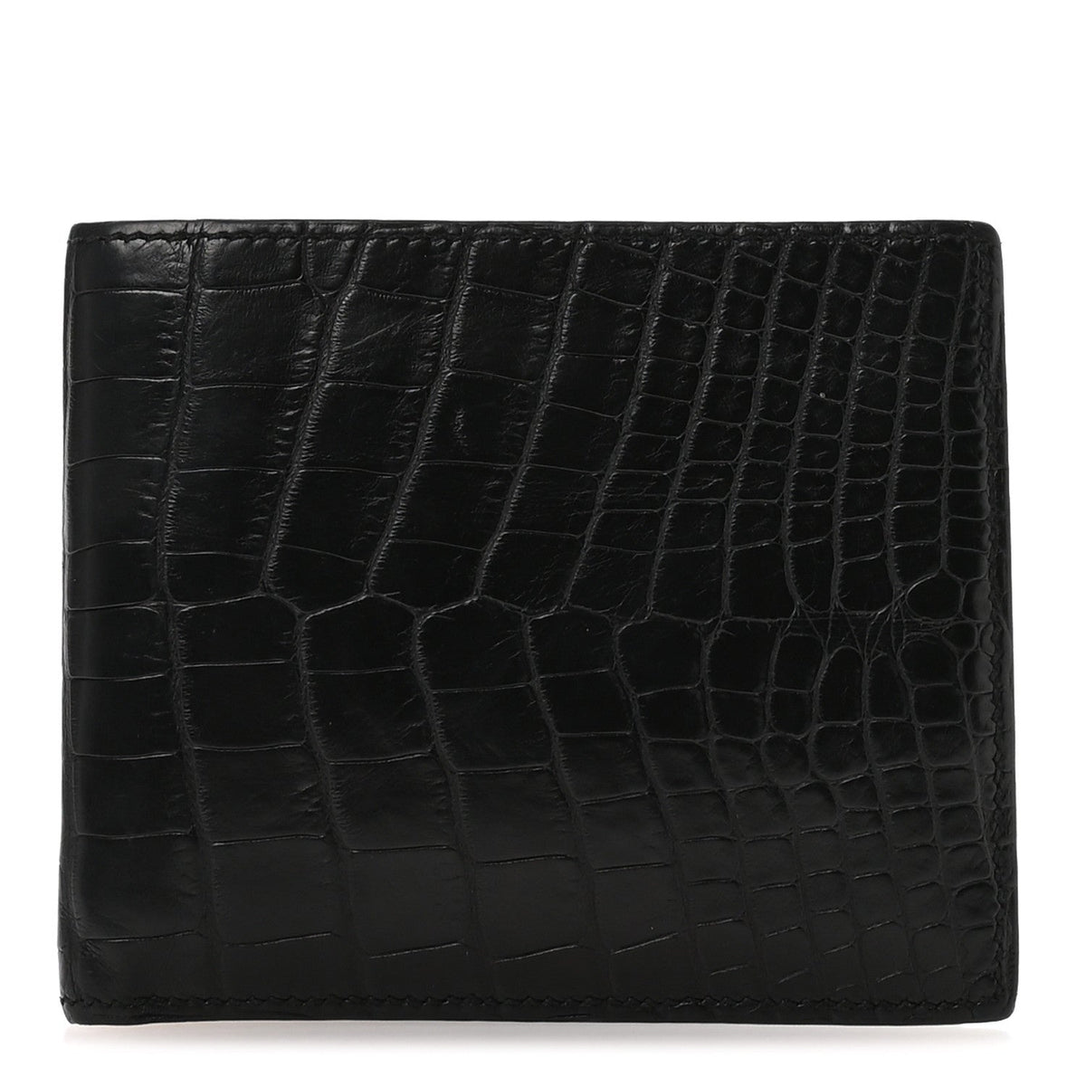 Matte Alligator MC2 Copernic Compact Wallet Black