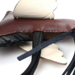 Milo Lambskin Grigri Rodeo Pegase Horse Bag Charm PM Terre Black Craie
