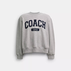Coach Outlet Sporty Signature Boyfriend Crewneck Sweatshirt