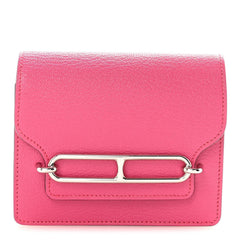 Chevre Mysore Roulis Slim Wallet Rose Shocking