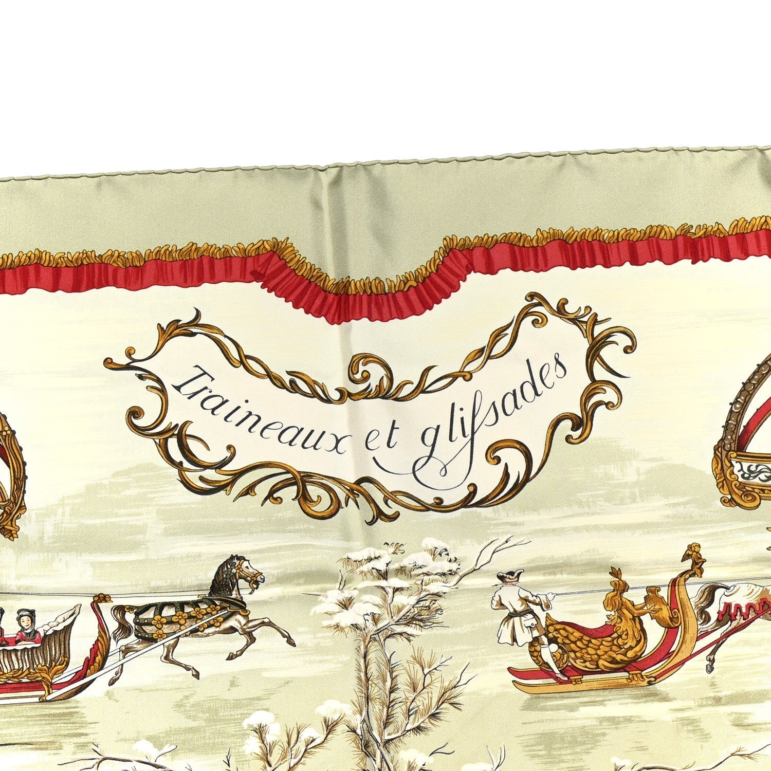 Silk Traineaux Et Glissades Scarf 90