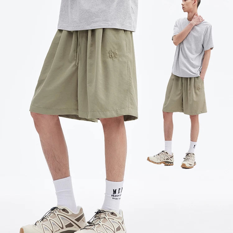 MEDM Cool Sunscreen Shorts for Men and Women, Summer Outdoor Casual Pants, Loose Thin, Straight, 5/4 Mid Pants