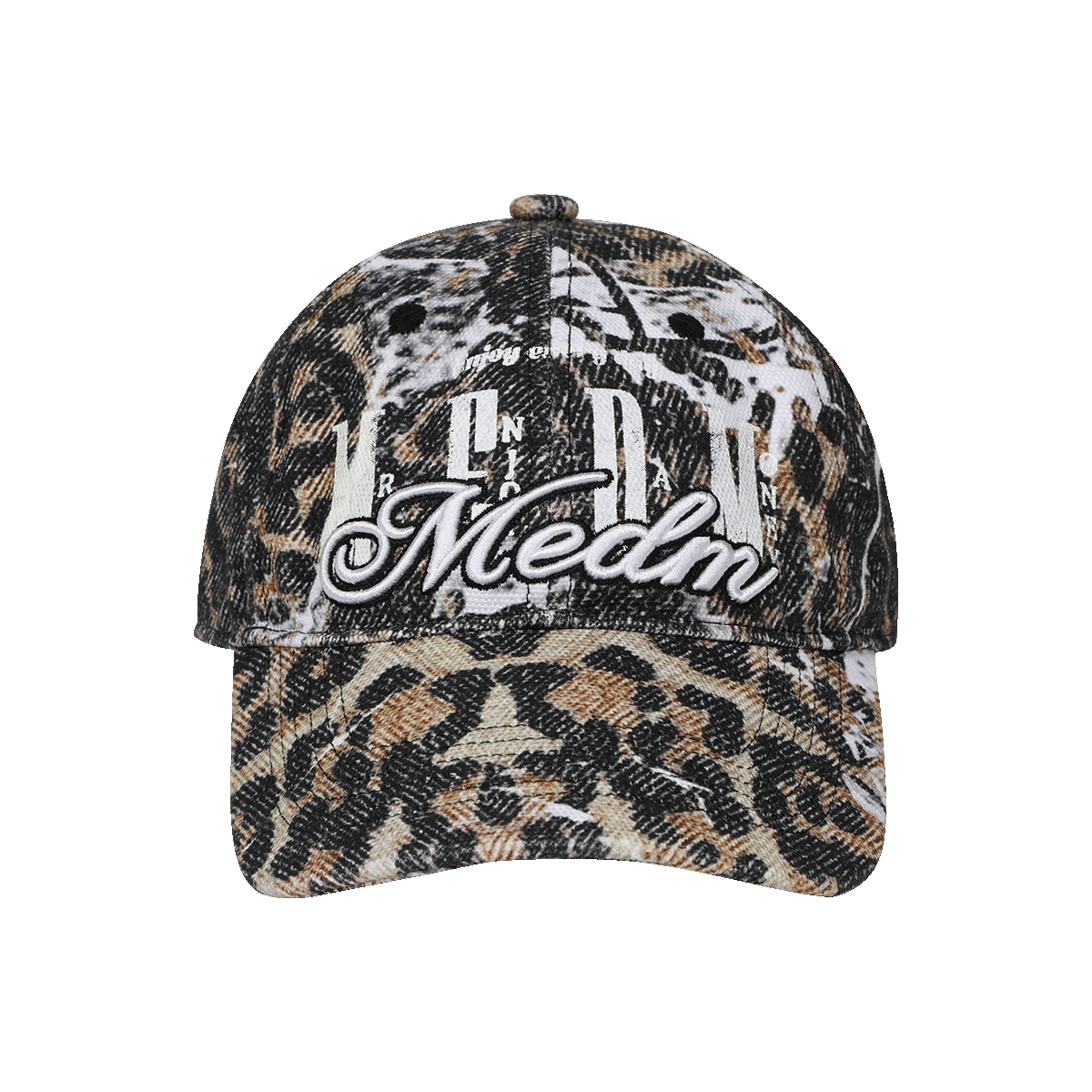 MEDM logo three-dimensional embroidery casual soft top baseball cap summer new style American retro made duck tongue cap for men and women