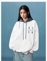 MEDM Layered Look Color Block Hoodie