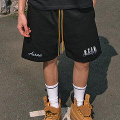 MEDM26SS 3D Embroidery Basic Set Shorts Summer American Retro Quarter Pants Men's Straight Casual Pants Trendy