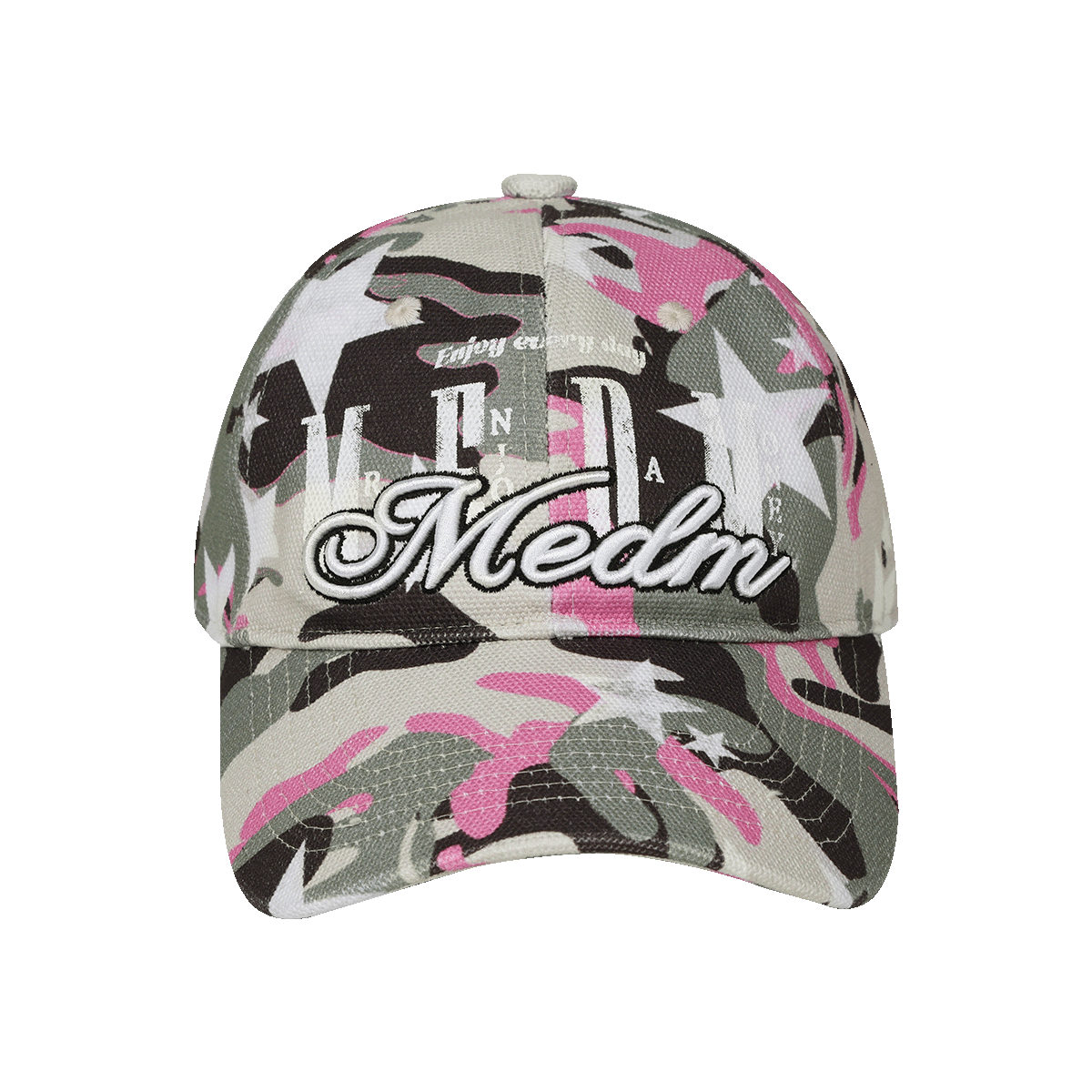 MEDM logo three-dimensional embroidery casual soft top baseball cap summer new style American retro made duck tongue cap for men and women