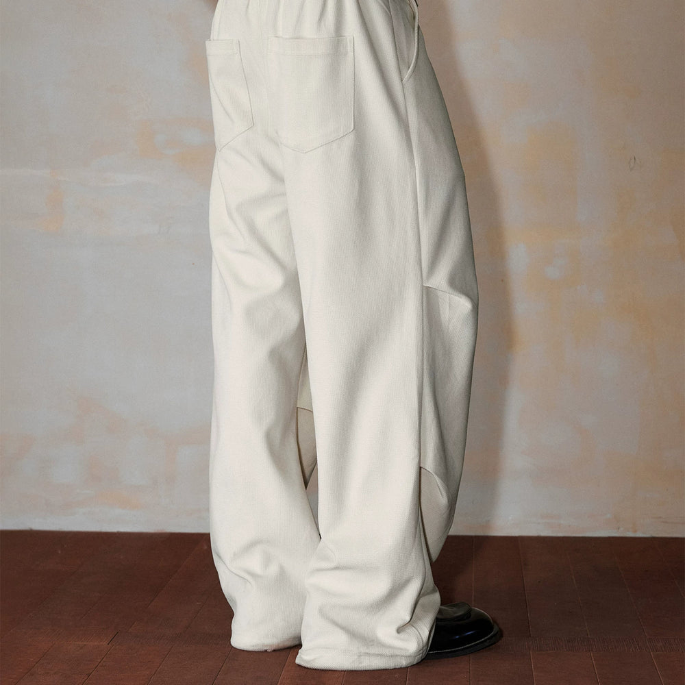 MEDM Maillard Wide Leg Loose Work Uniform Paratrooper Pants American Commuter Solid Color Versatile Floor Dragging Casual Pants Autumn