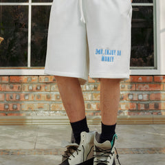 MEDM25SS pure logo basic shorts men's casual straight leg pants women's summer American retro loose wide leg pants trend