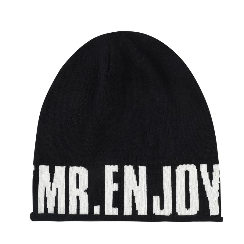 MEDM versatile single item without brim, warm and cold resistant knitted cold hat, American casual, loose and comfortable winter hat