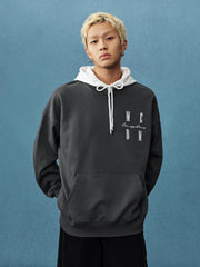MEDM Layered Look Color Block Hoodie