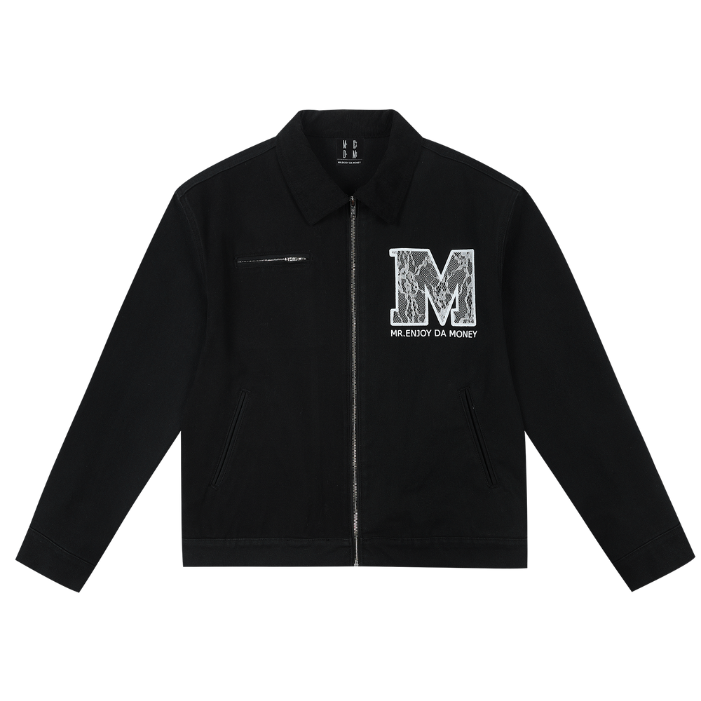 MEDM lace Detroit casual lapel jacket for couples, trendy American retro loose jacket for spring and autumn