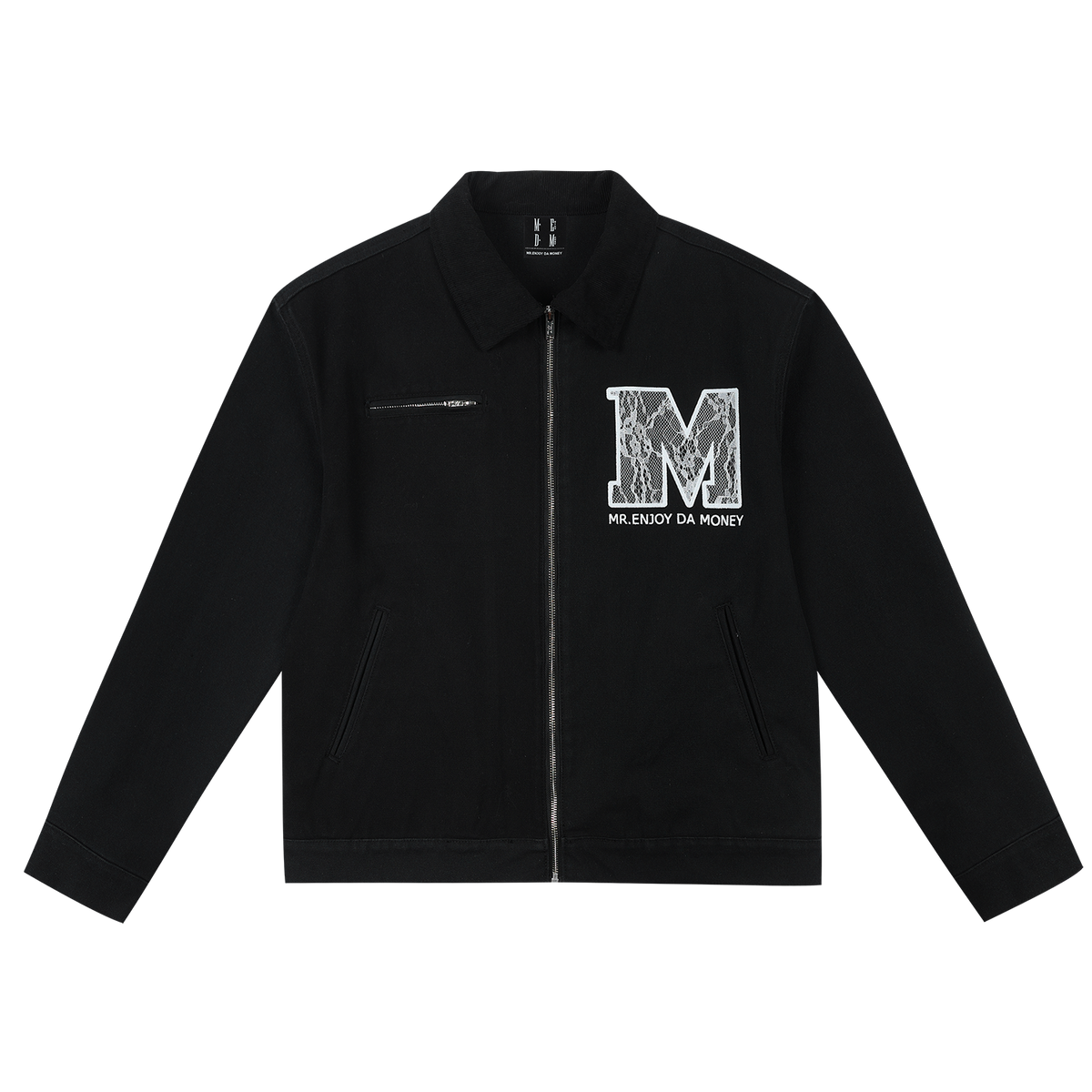MEDM lace Detroit casual lapel jacket for couples, trendy American retro loose jacket for spring and autumn