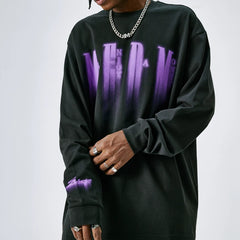 MEDM American fashion brand Phantom Logo long sleeved T-shirt for couples, autumn high street retro casual T-shirt