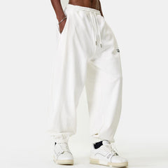 MEDM China-Chic American leggings sweatpants Youth casual letter printing pants Drawstring loose panty for all seasons