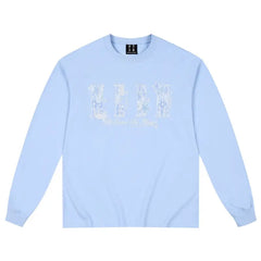 MEDM Flower Star Logo Embroidered Long Sleeve Tee