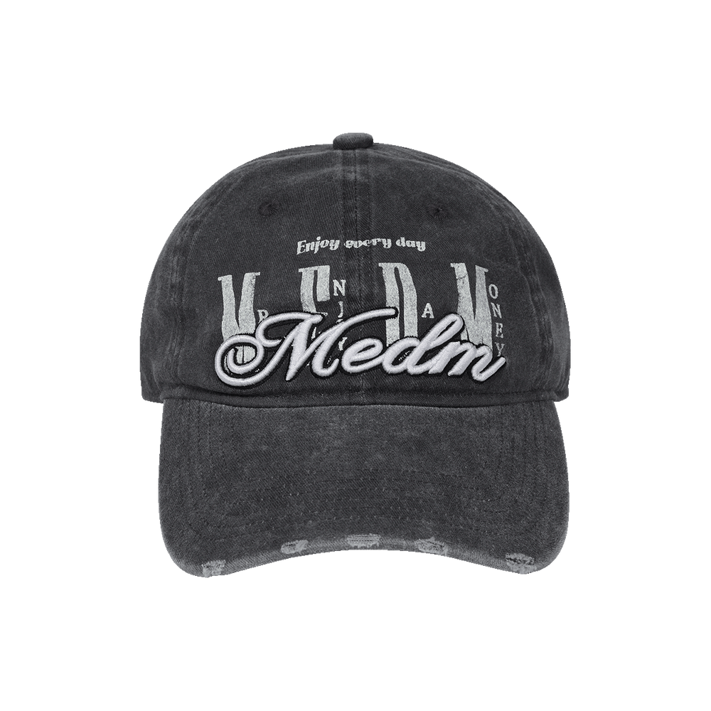 MEDM logo three-dimensional embroidery casual soft top baseball cap summer new style American retro made duck tongue cap for men and women