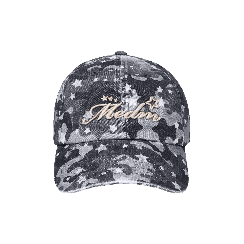 MEDM letter logo embroidered camouflage sun protection baseball cap summer new style American retro casual duckbill cap for men and women