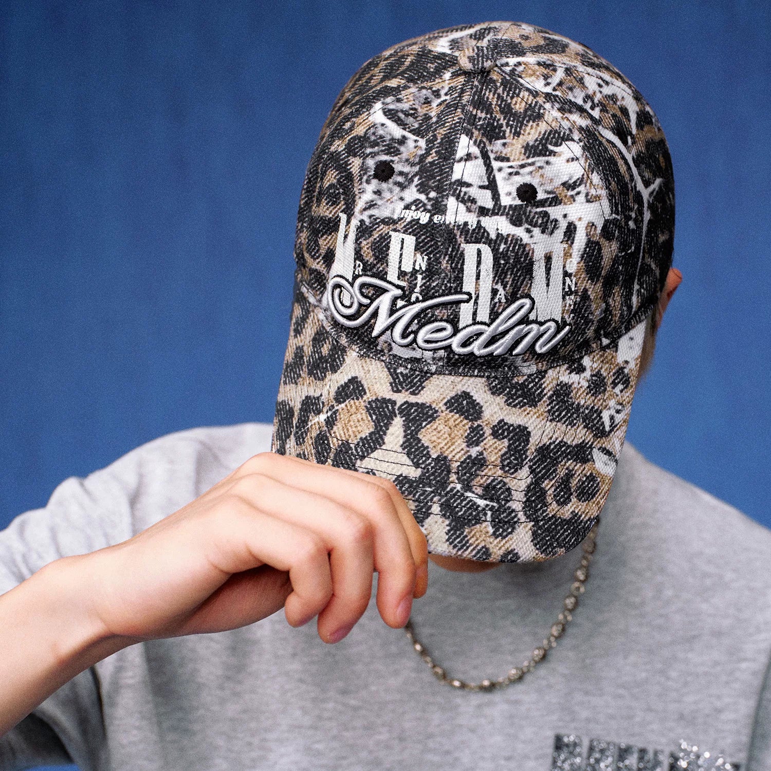 MEDM logo three-dimensional embroidery casual soft top baseball cap summer new style American retro made duck tongue cap for men and women