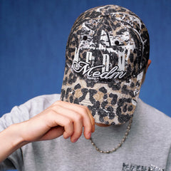 MEDM logo three-dimensional embroidery casual soft top baseball cap summer new style American retro made duck tongue cap for men and women
