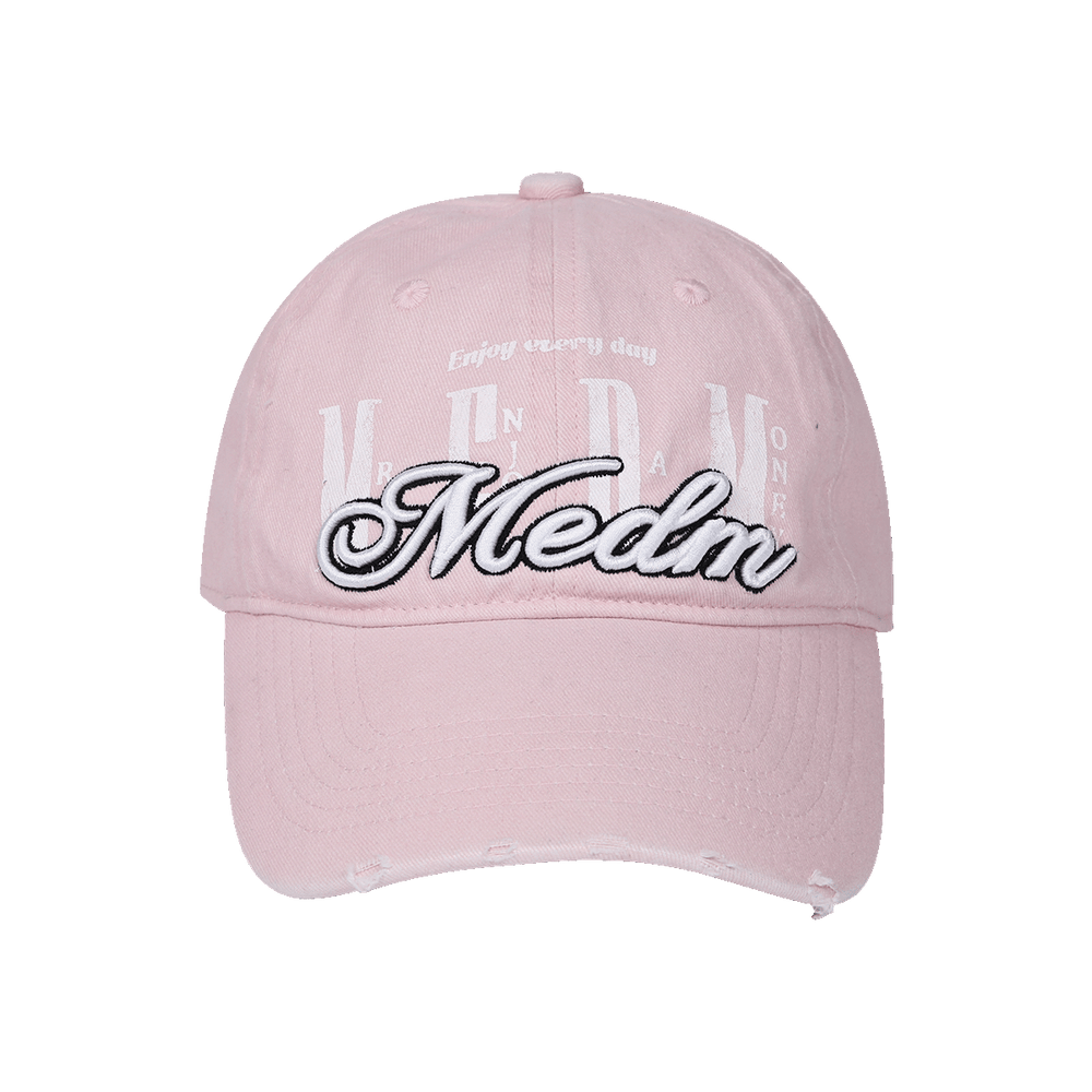 MEDM logo three-dimensional embroidery casual soft top baseball cap summer new style American retro made duck tongue cap for men and women