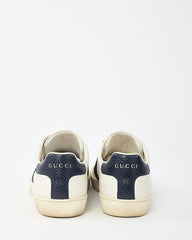 Gucci White Leather Green/Red Web Ace Sneakers - 36.5