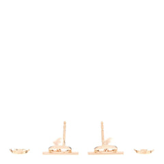 18K Rose Gold Echappee Earrings