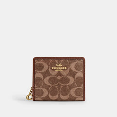 Coach Outlet Snap Wallet In Signature Chenille