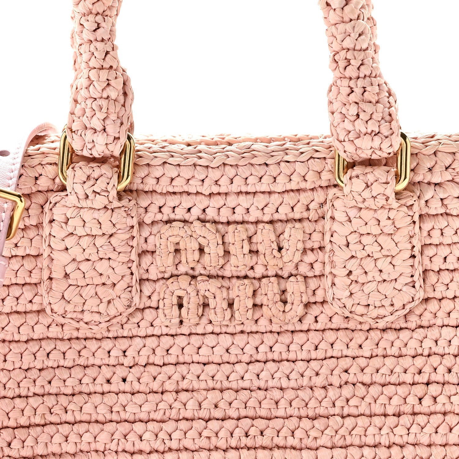 Crochet Calfskin S Narrow Arcadie Alabaster Pink