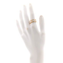 Metal Enamel Nanogram Ring M 54 7 White