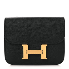 Epsom Constance Slim Wallet Black
