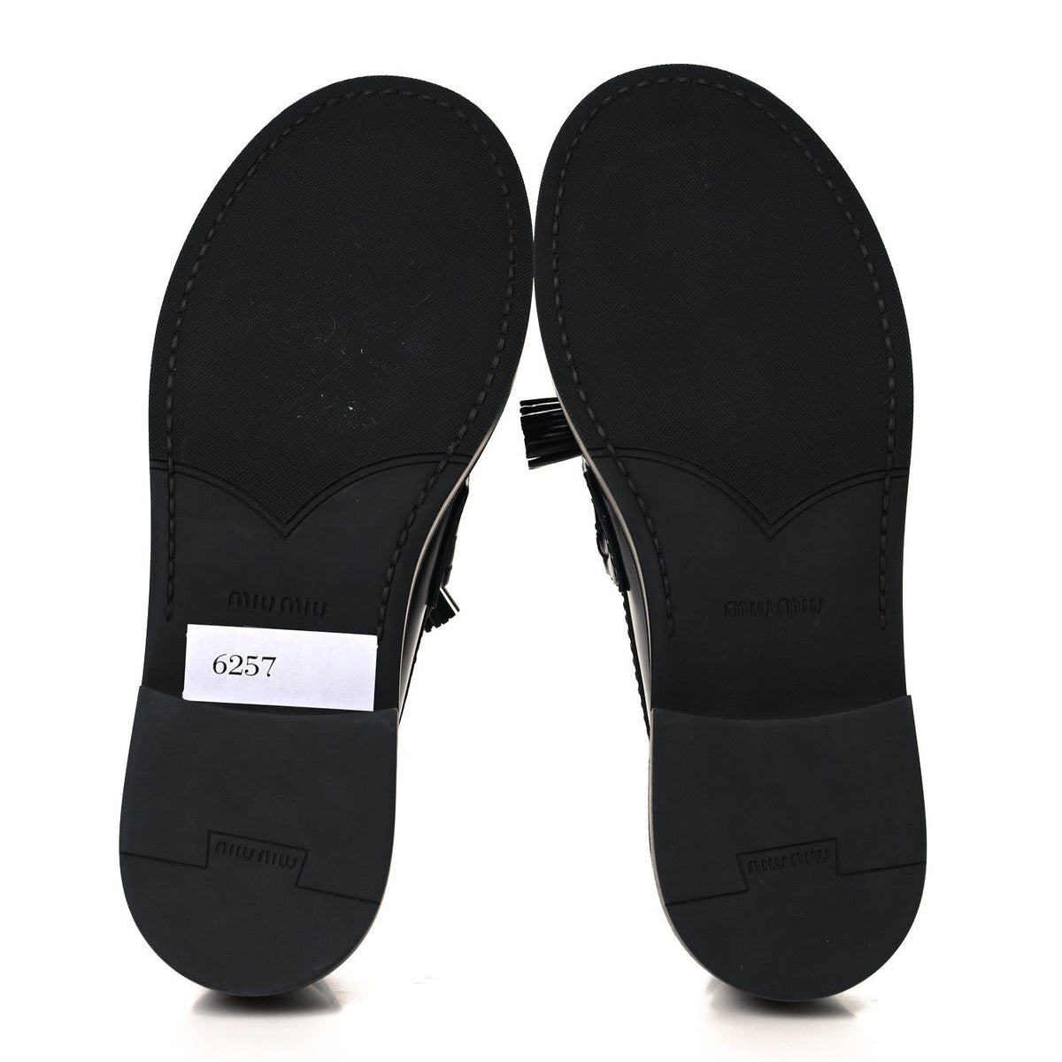 Spazzolato Tassel Loafers 36.5 Black