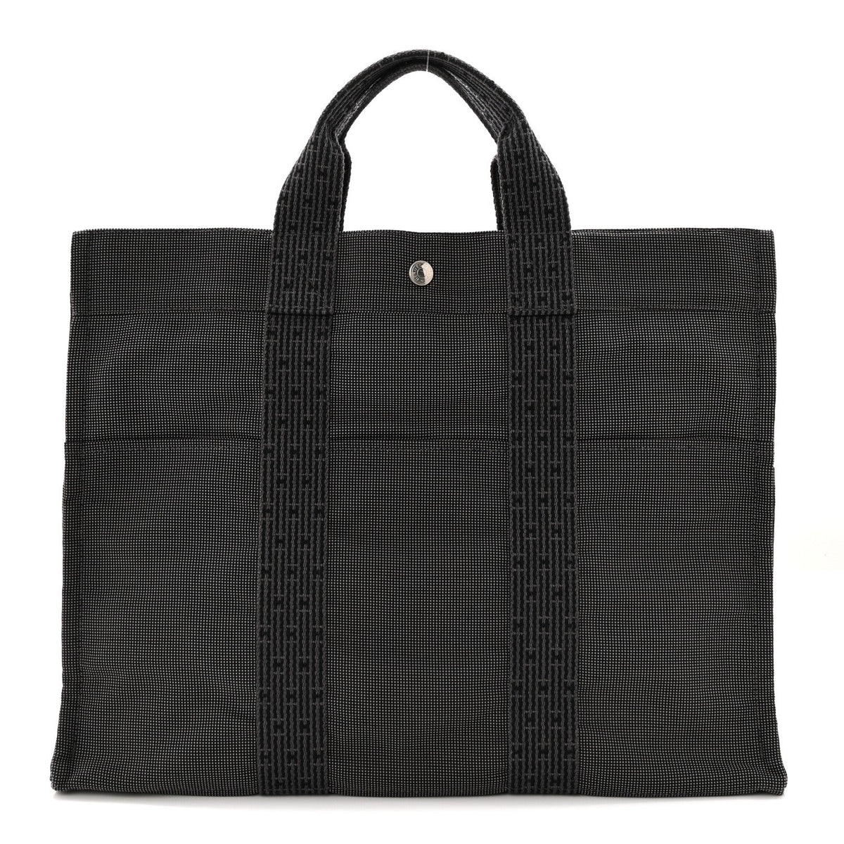 Canvas Herline MM Tote Grey