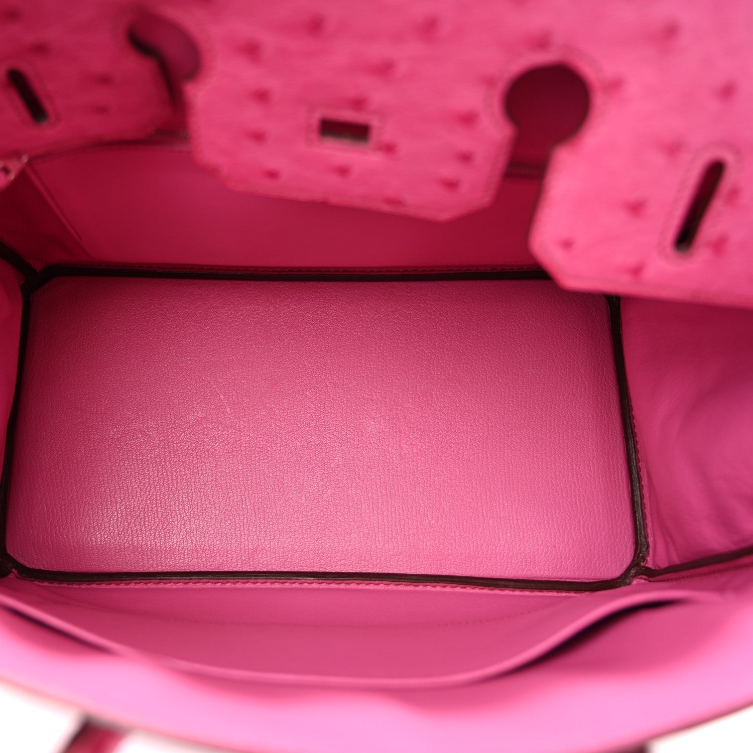 Ostrich Birkin 35 Fuchsia