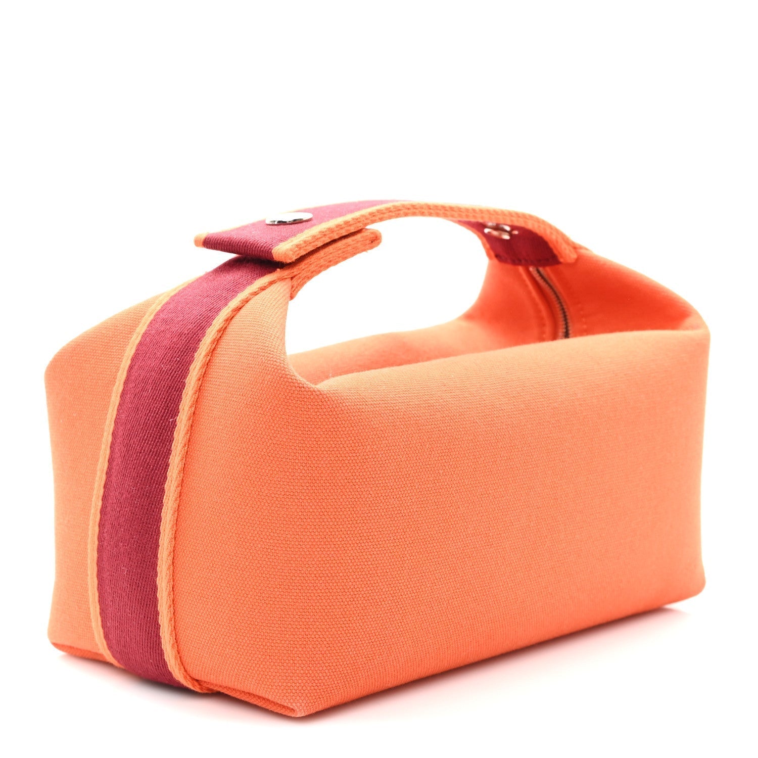 Canvas Small Bride-A-Brac Pouch Orange Burgundy