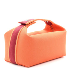Canvas Small Bride-A-Brac Pouch Orange Burgundy