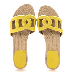 Nappa Famosa Espadrille Sandals 40 Jaune Curcuma