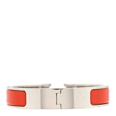 Enamel Narrow Clic Clac H Bracelet Orange
