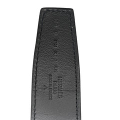 Matte Porosus Crocodile Monochrome 24mm Mini Constance H Belt 105 42 Black