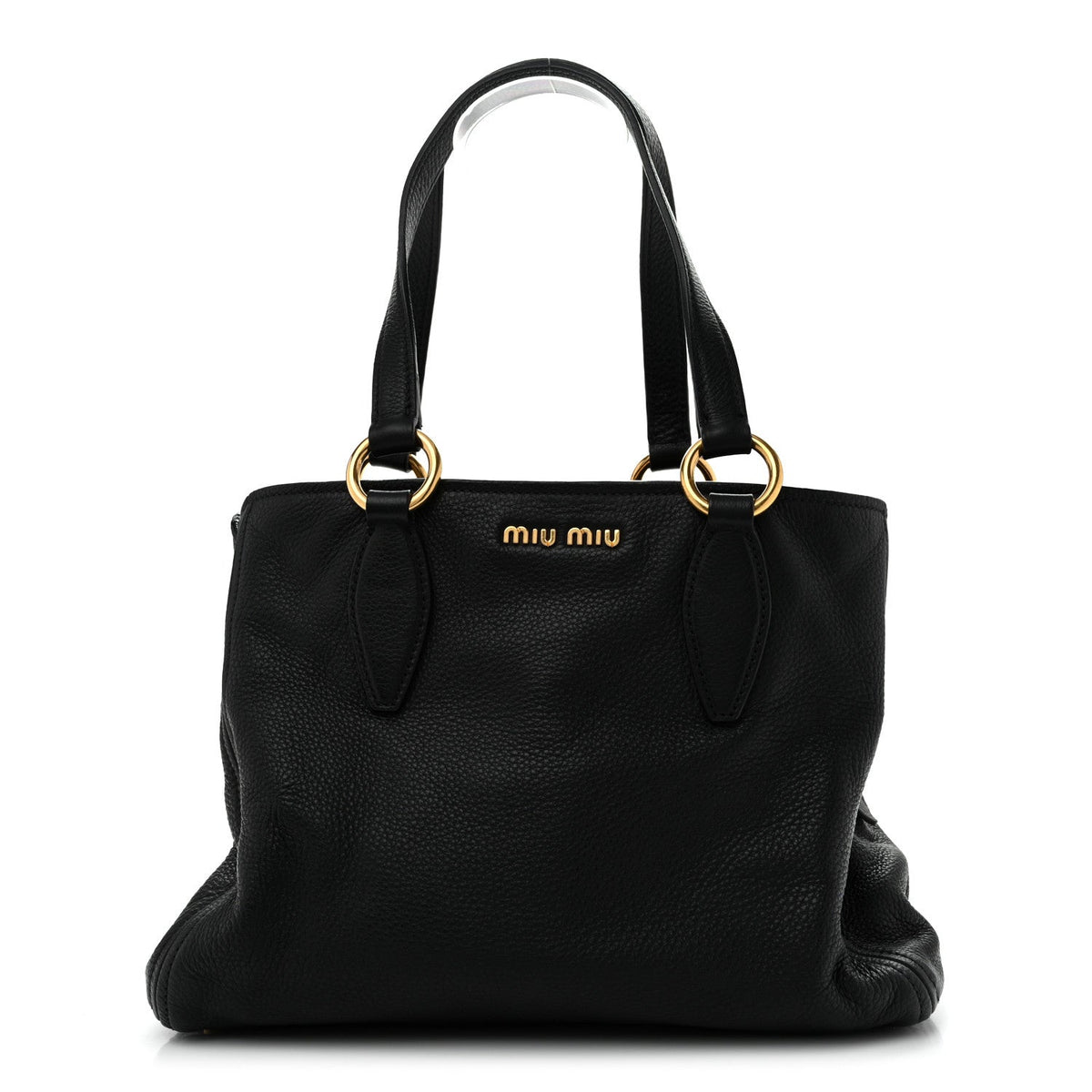 Vitello Daino Caribu Tote Black