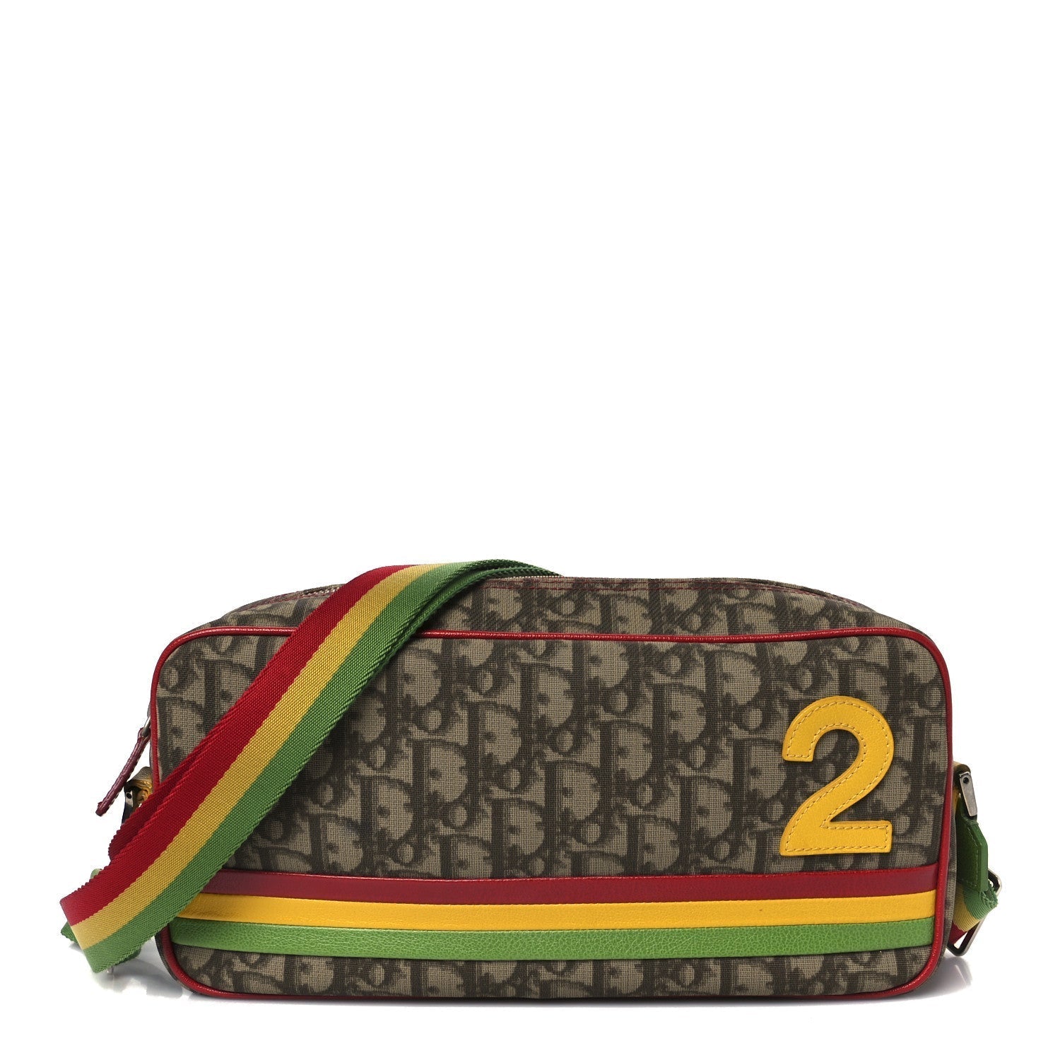 Monogram Rasta Messenger Bag Beige